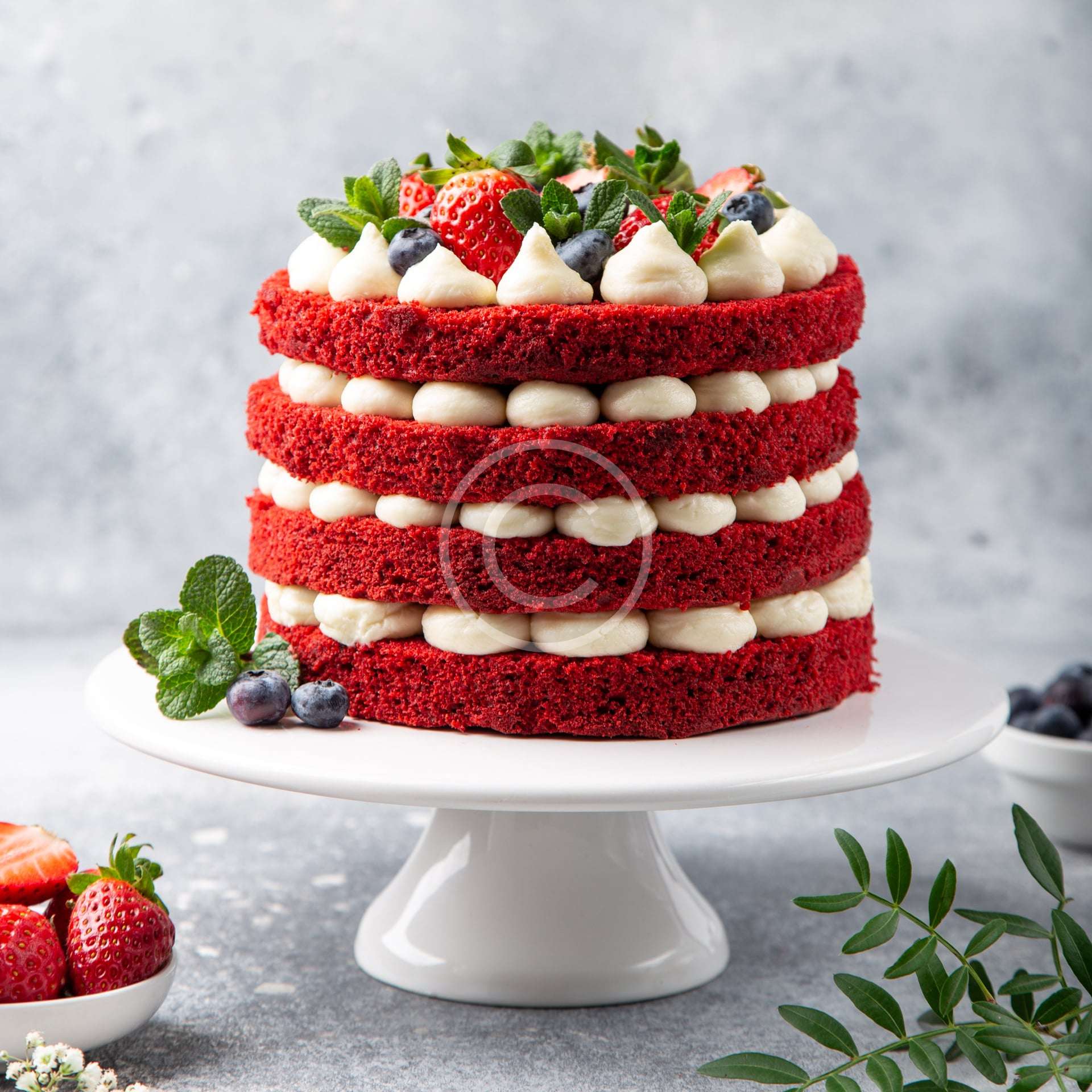 Strawberry cake